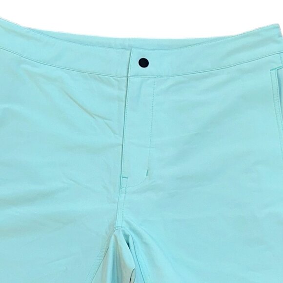 MYLES Apparel Make Moves 7" Mint Green Flat Front Performance Shorts Size Medium - Picture 2 of 9